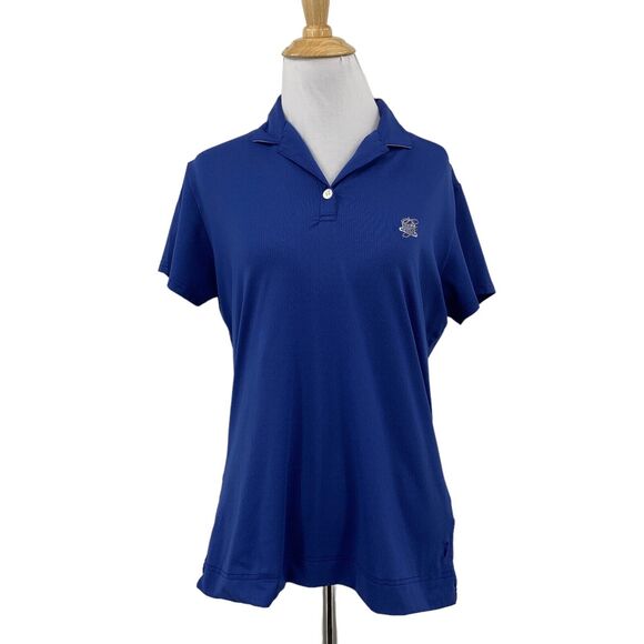 Sport Haley Polo Top Womens M Medium Regatta Short Sleeve Chest Logo Performance - Picture 1 of 11